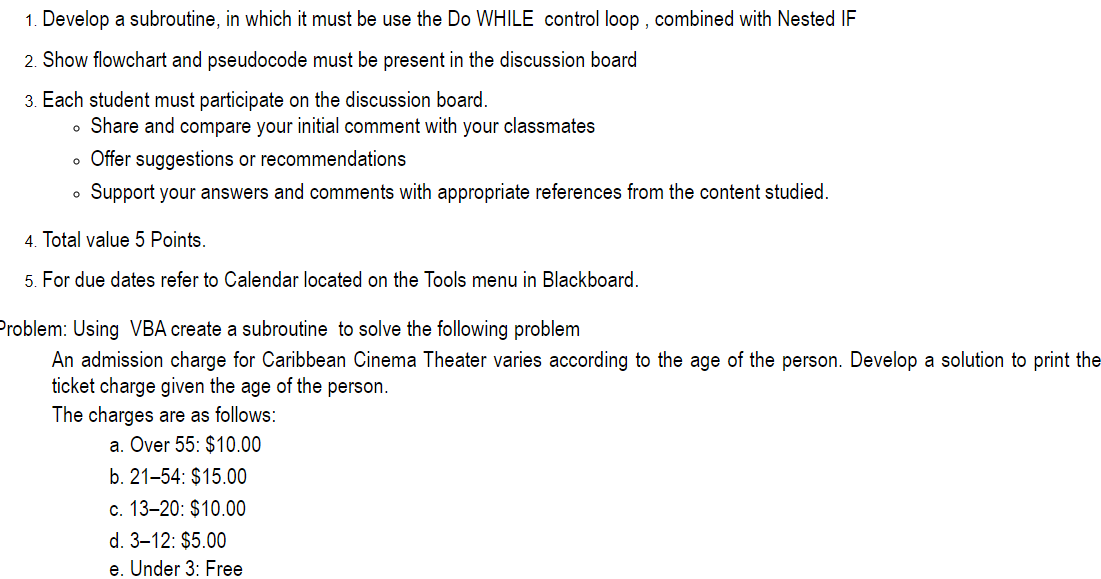 2. Show flowchart and pseudocode must be present in the discussion