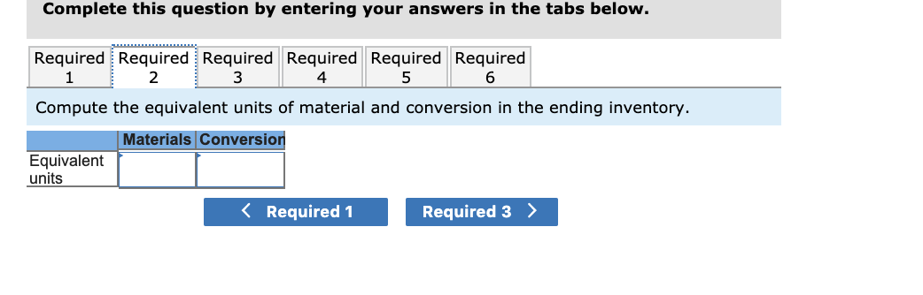 The following data are for the most recent month of operations in