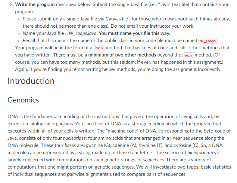 Please help me code the following in: JAVA! Please do so in