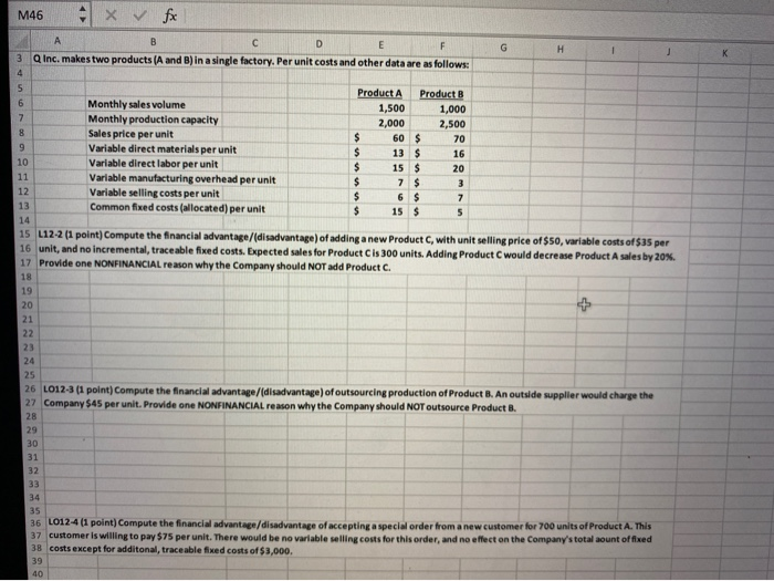  M46 Ax & fx B D E F 3 QInc, makes