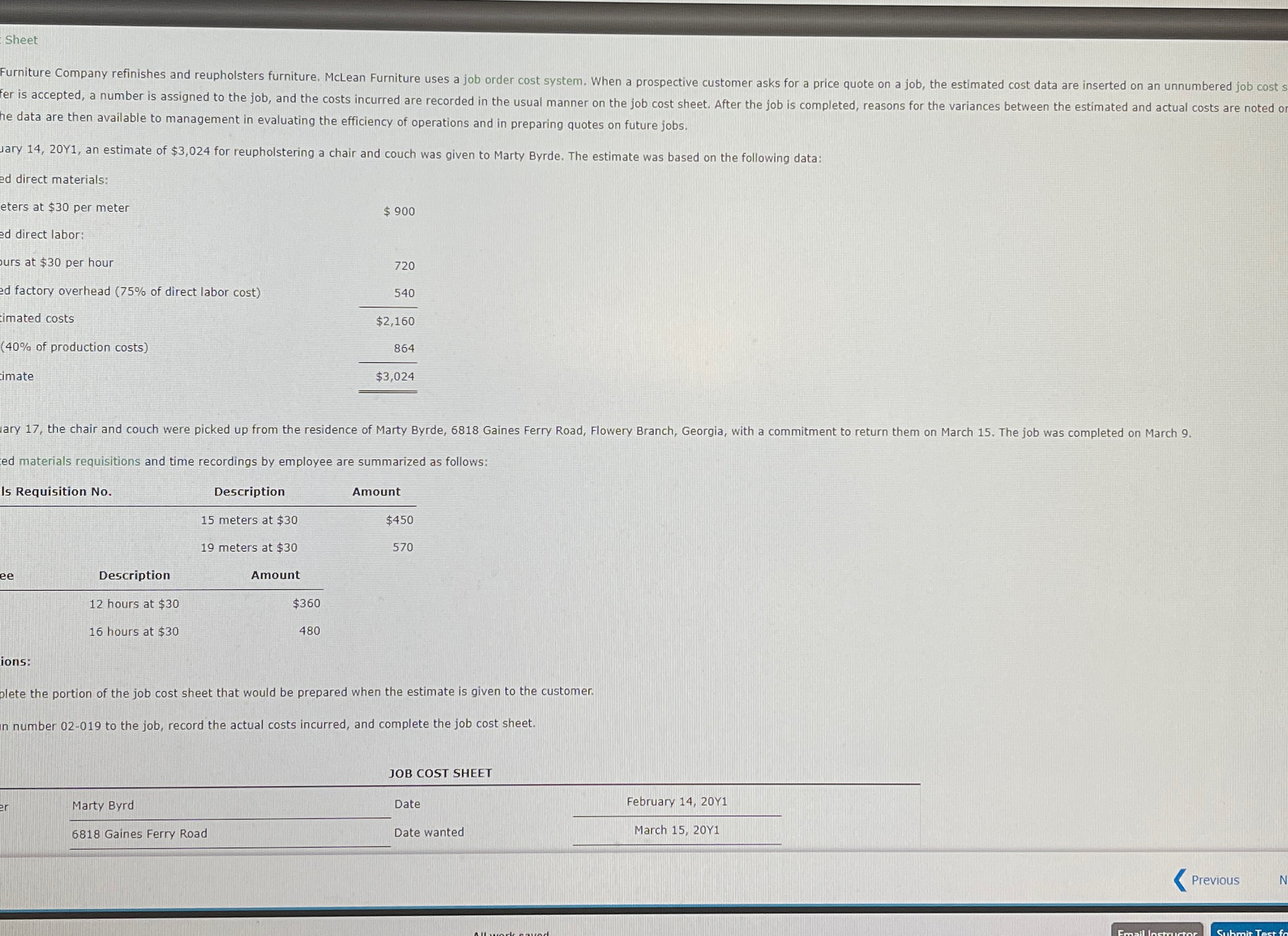  Sheet he data are then available to management in evaluating the
