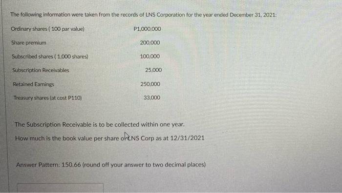  PLEASE ANSWER THIS QUESTION THIS IS NOT A MULTIPLE CHOICES its