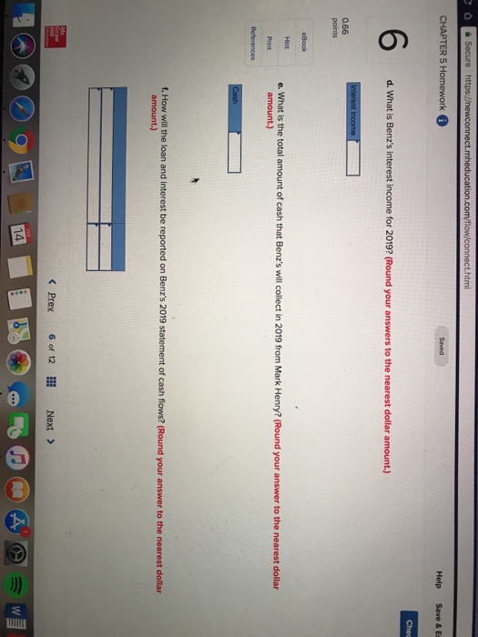 Benz's Sandwich Shop loaned $16,000 to Mark Henry for one year at