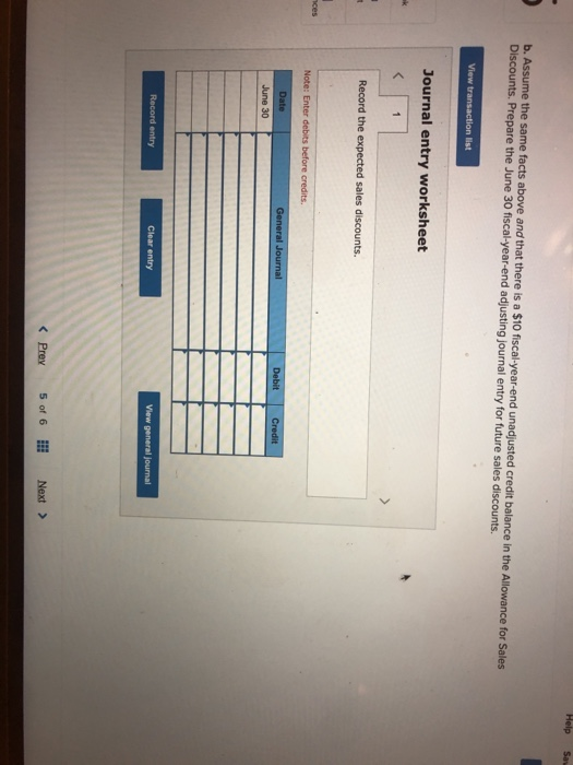 my work 5 ProBuilder has the following June 30 fiscal-year-end unadjusted balances: