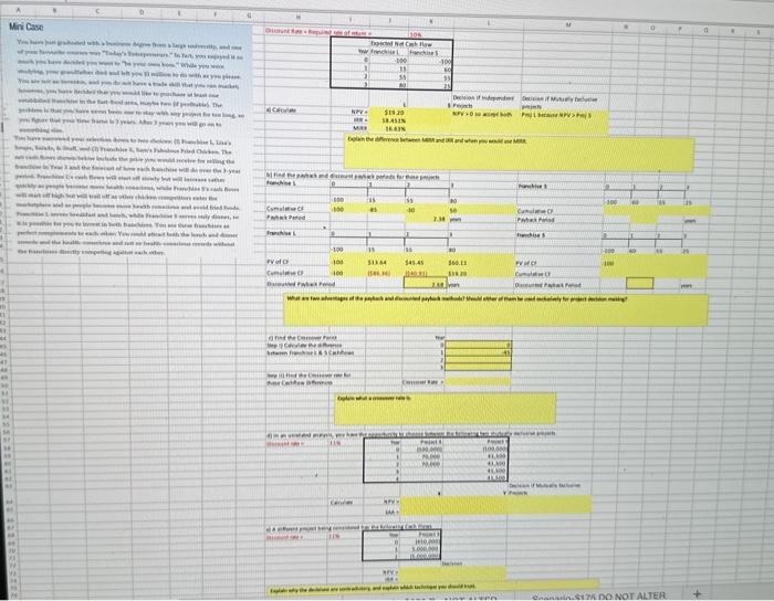 Can you help to complete A& B Basic Methods & NVP Sens