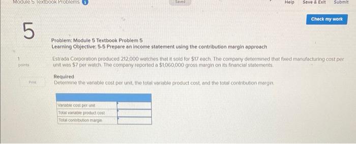 the effects of operating leverage on profitability Fanning Corporation incurs the following