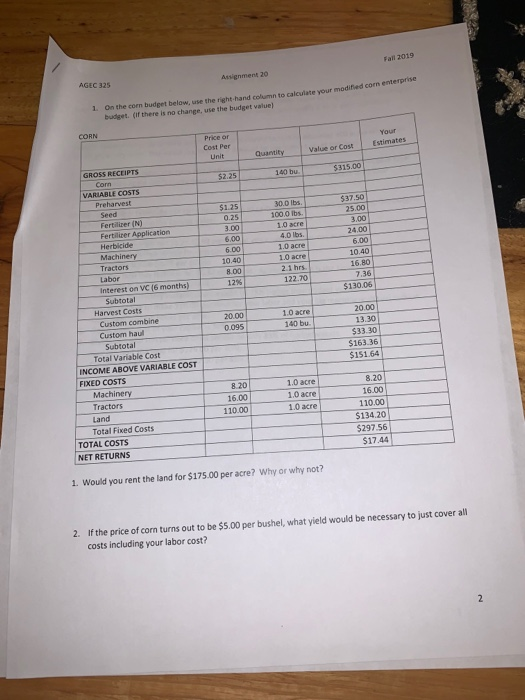 budget from scratch, it is often easier to begin with one developed