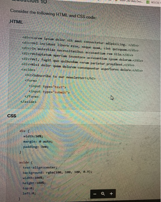 and CSS plz do not take this assignment, plz don't post answer