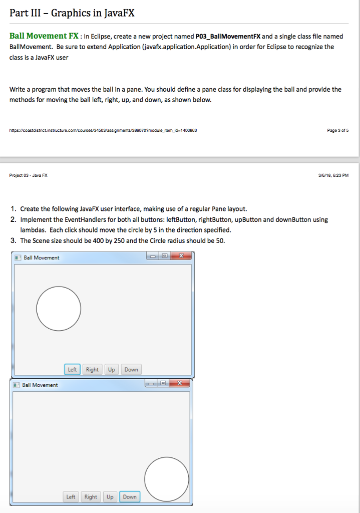 NOTE: JUST GOT STARTED ON "JAVA FX" IN JAVA 2 COURSE Part