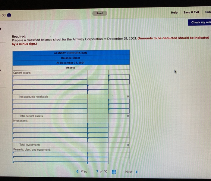 Title Cash Investment in equity securities Accounts receivable Inventory Prepaid insurance (for