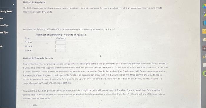 a municipality votes to reduce the combined pollution imroduced by three local