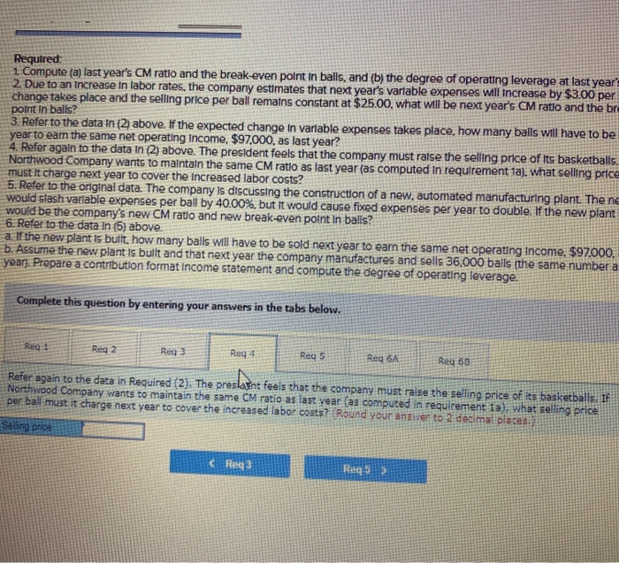 Thus, variable expenses are high totaling $15.00 per ball, of which 60%