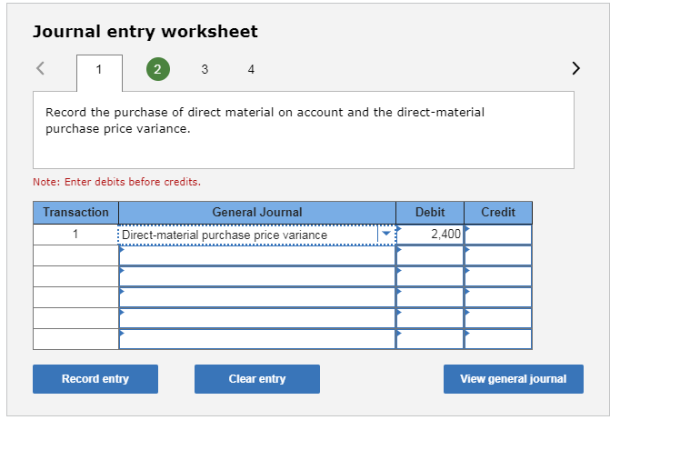 for Variances (Appendix) (LO 10-6, 10-9) [The following information applies to the