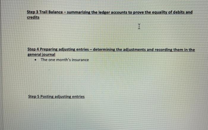 January 1, 2020 Transaction 1. Don Carson invested $30,000 in the business