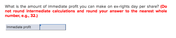 announced a rights offer. The company has announced that it will take