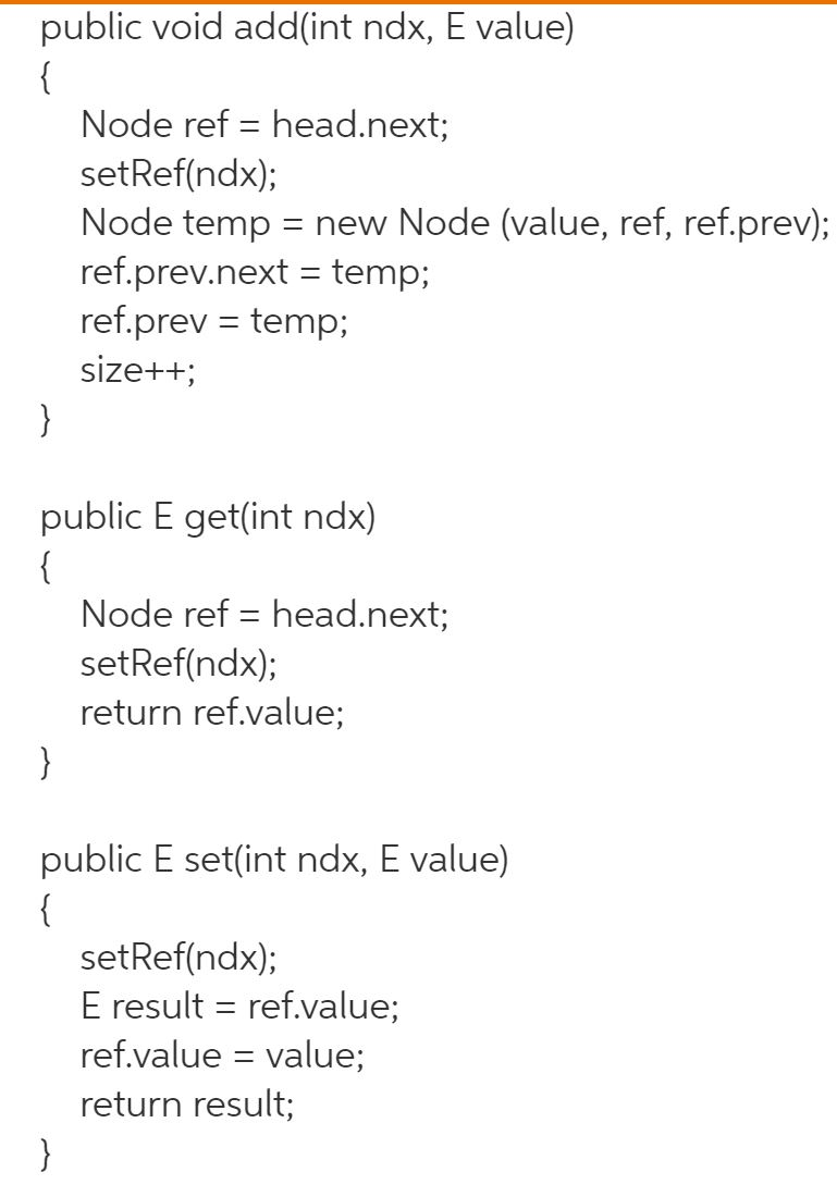 so that it will run faster when accessing nodes near the end