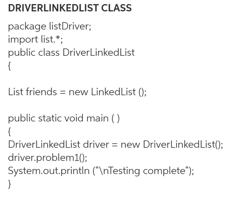 class would produce for an ArrayList. /** @return this LinkedList as a