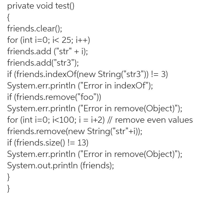 important. /** Remove the first occurrence of the given object from this