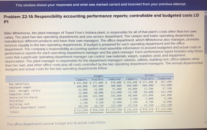  This window shows your responses and what was marked correct and