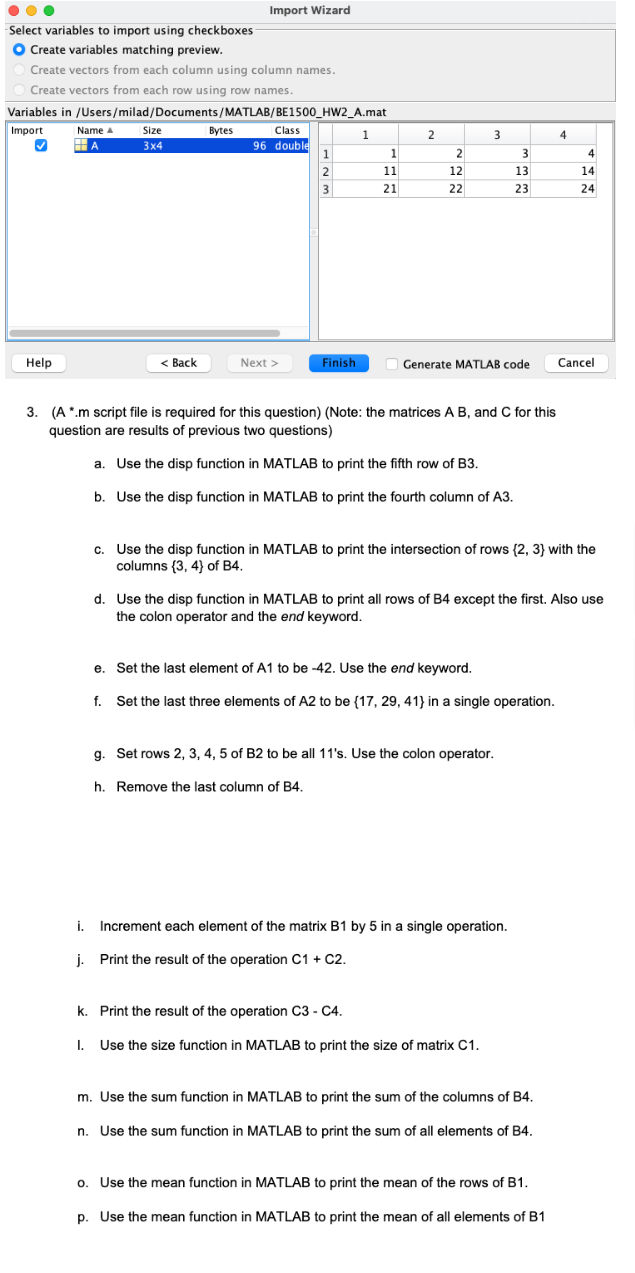 [Solved] using MATLAB using MATLAB using MATLAB us | SolutionInn
