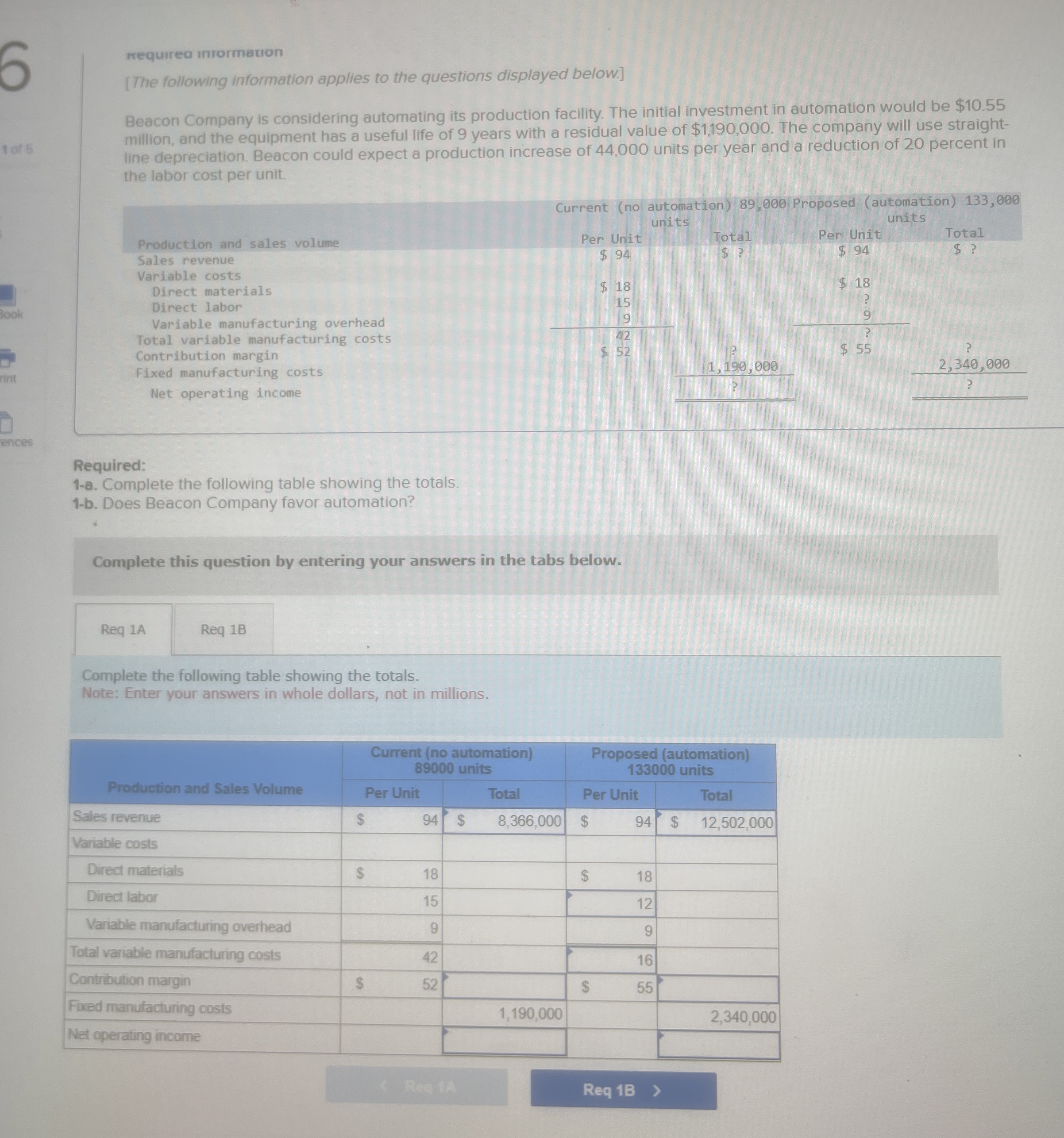  requirea iniormation IThe following information applies to the questions displayed below.]