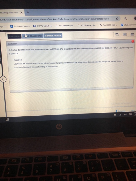  -NOWW2 Online teach X + m/ilm/takeAssignment/take Assignment Main.do?invokertake AssignmentSessionLocatorinprogressfalse ng to