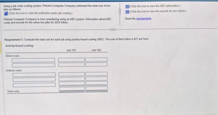 3, answer all Reference Standard costing (single plantwide rate): - Direct labor