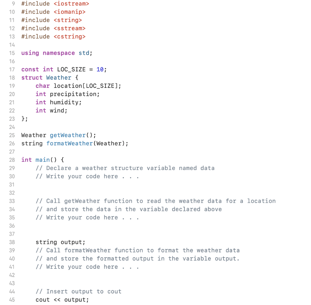 of user input into a structure and print the data stored in