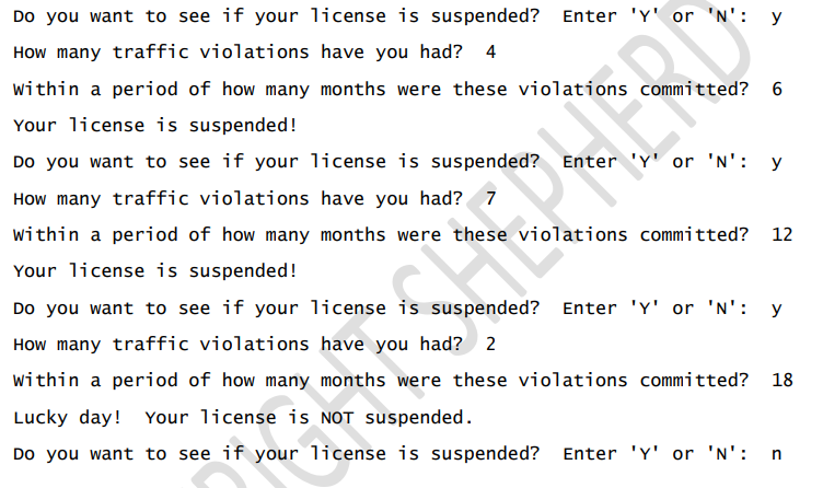 and 3 (to include Shepherd's PowerPoints). Examine if else Example.pdf (shows you
