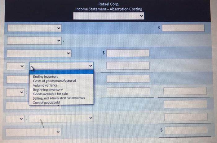 sold 44,910 for $14 per unit. Variable manufacturing costs were $5 per