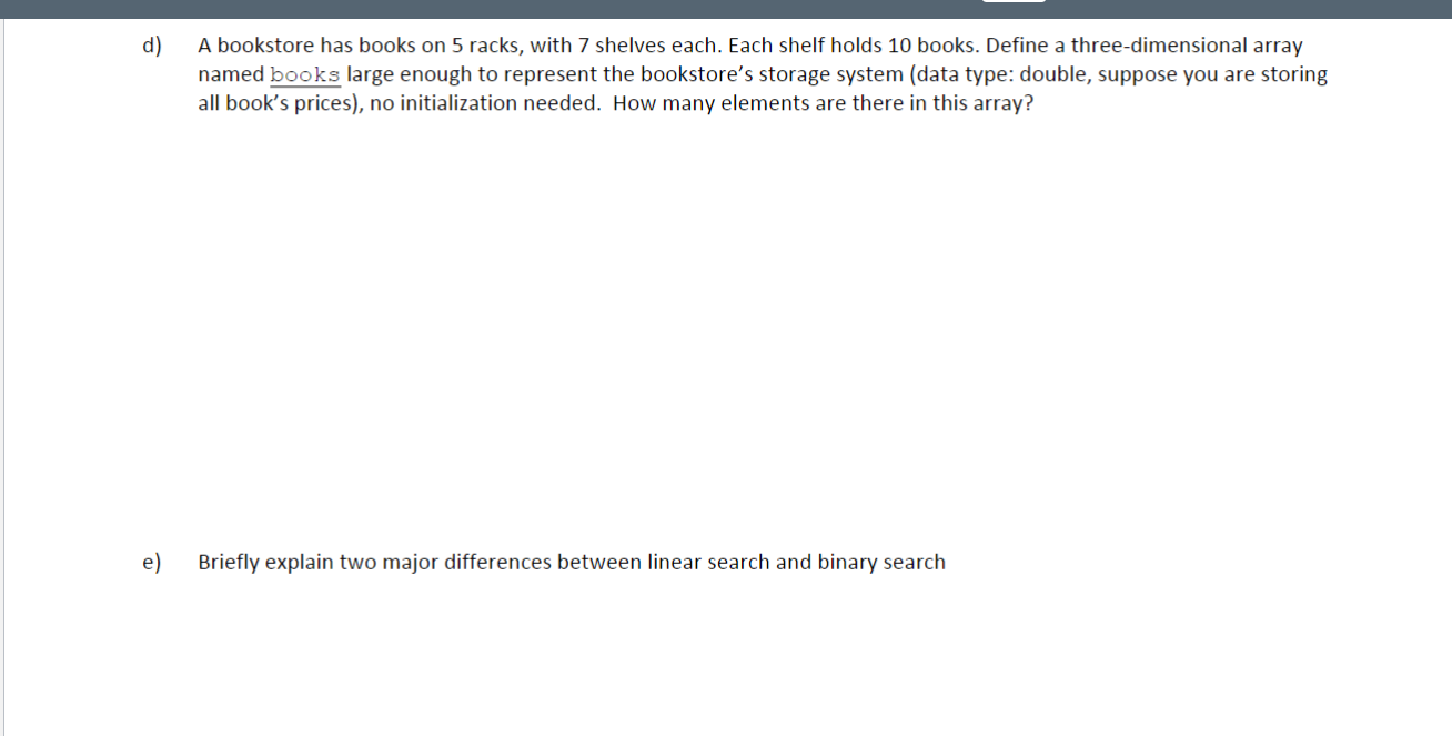 values in the table. No functions needed. With the array provided in
