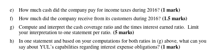 2016, and its statement of earnings for the year ended December 31,