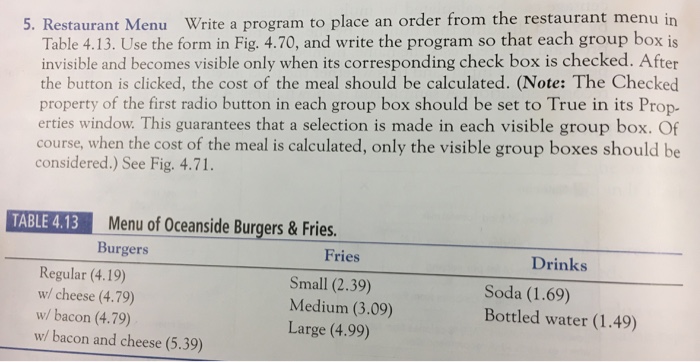  Please use Visual Basic and include what you named each groupbox,