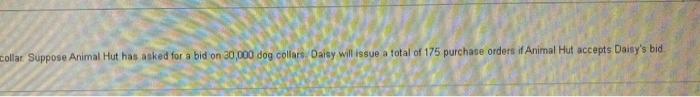 2. For bidding, Daisy adds a 20% markup to total cost. What