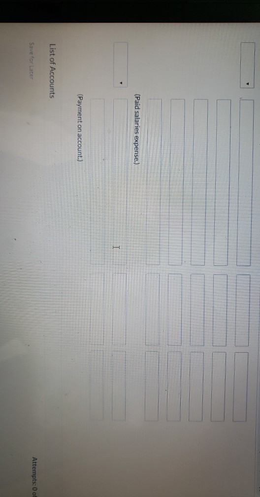 transactions occurred during March: Mar. 1 Purchased golf balls and other supplies