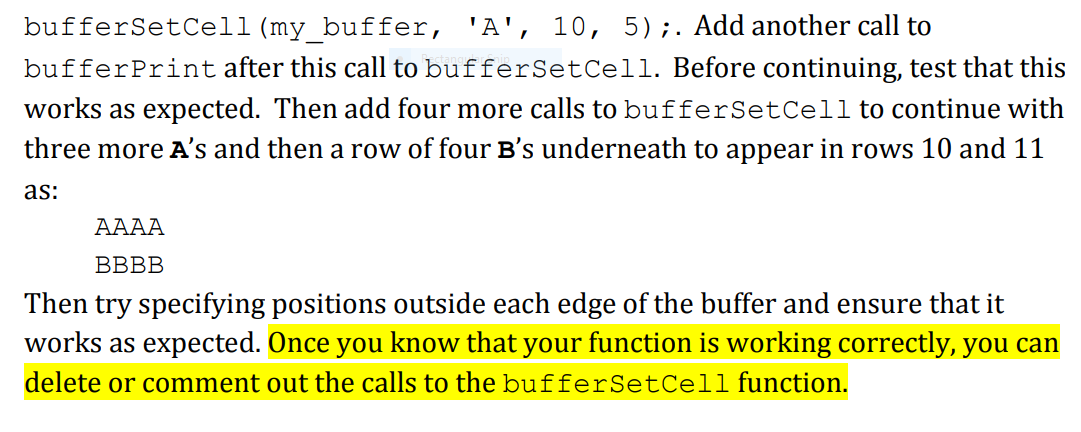 all the code in a file named BigMain.cpp. Throughout this course, make