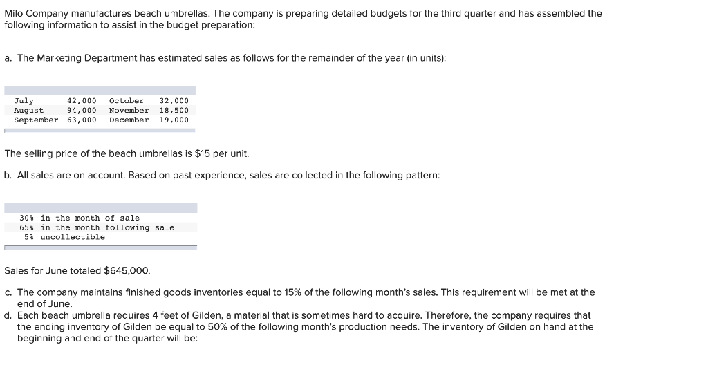 be purchased by month and in total, for the third quarter. 5.
