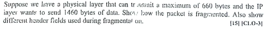  Suppose we have a physical layer that can tr risinit a