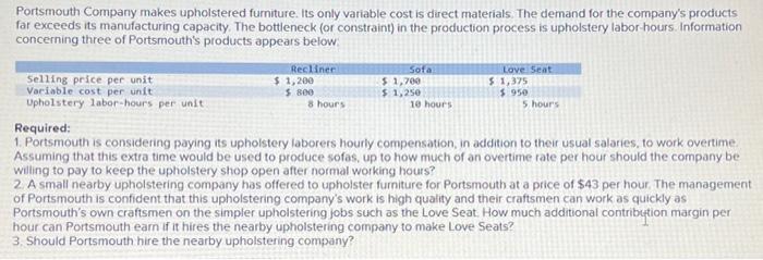 produce sofas, up to how much of an overtime rate per hour