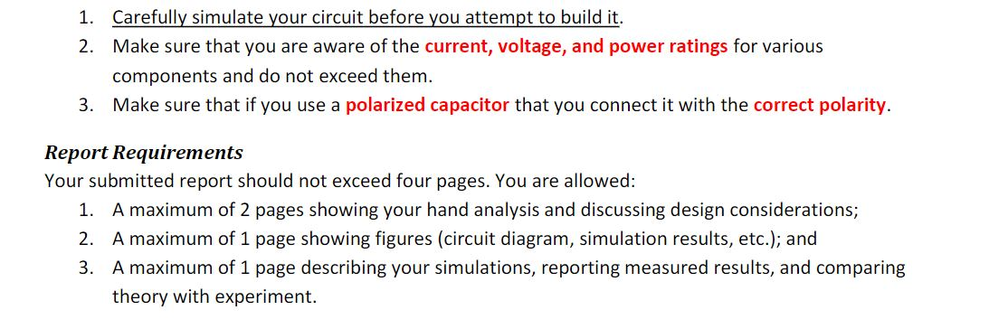 do not have access to a transformer so we got to work