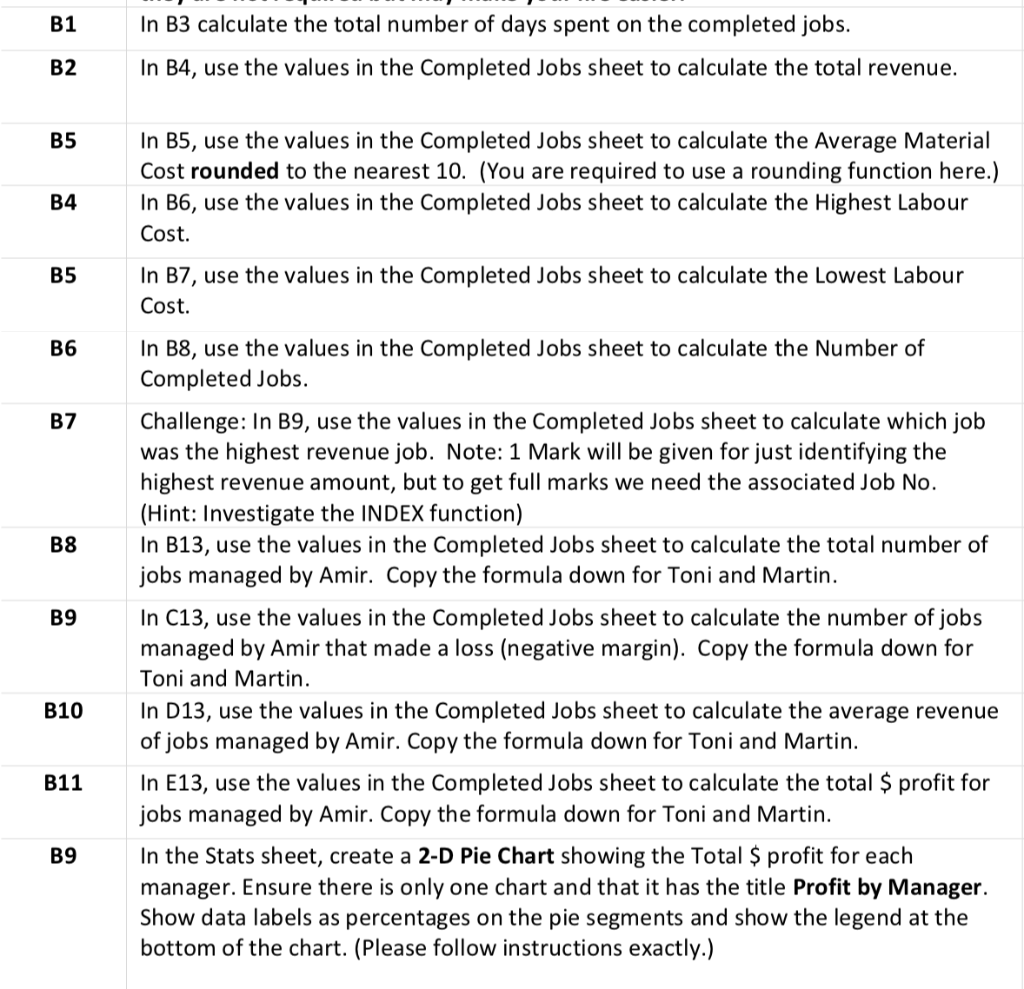 and how steps to use in excel would be greatly appreciated? G