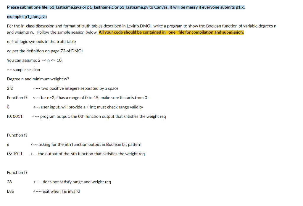 Need it in Java or Python code in one file Please submit