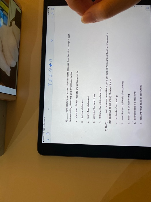 benefit of the goods and services before it pays cash a Accounts