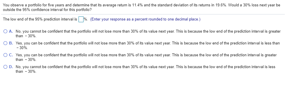 the return for investing in the stock from January 1 to December