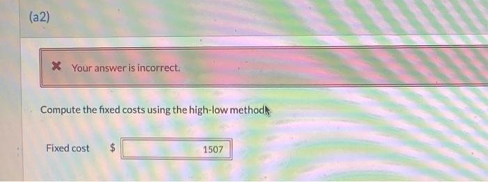 variable costs using the high-low method. (Round answer to 2 decimal places