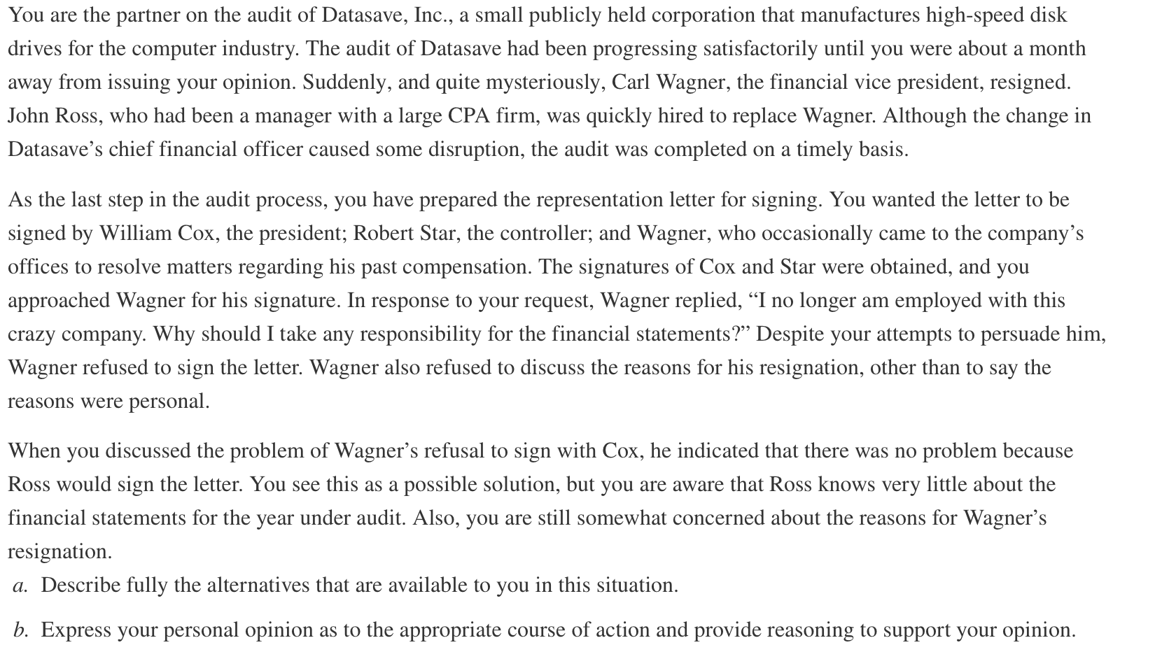 Apply auditing standards related to audit evidence summarizing the problem professional standards?
