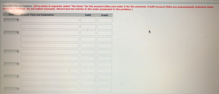 business are presented below. Sept. 1 Issued common stock in exchange for