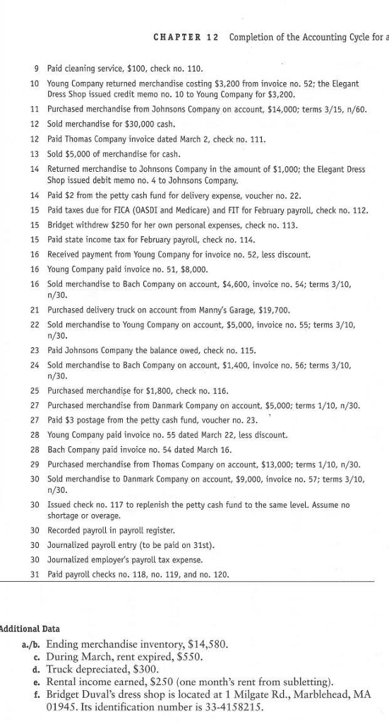 record, and payroll register. (Be sure to update ledger accounts based on
