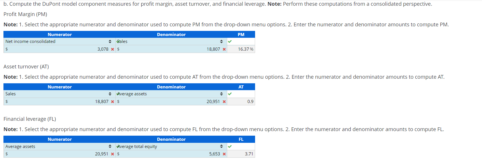 2018 for 3M Company to answer the requirements a. Compute return on