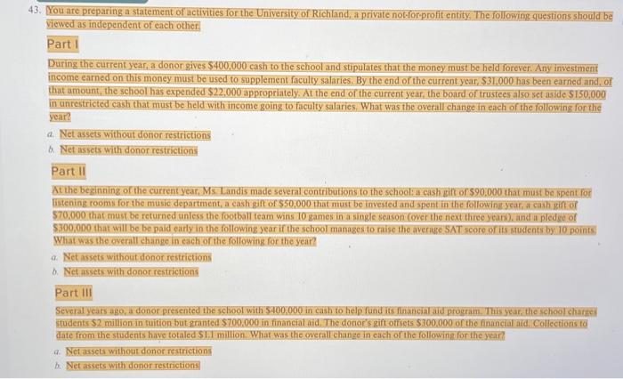 need to hepl with this problem. You are preparing a statement of